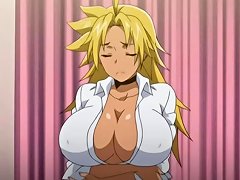 Anime Character With Large Breasts Has Sex With Brother